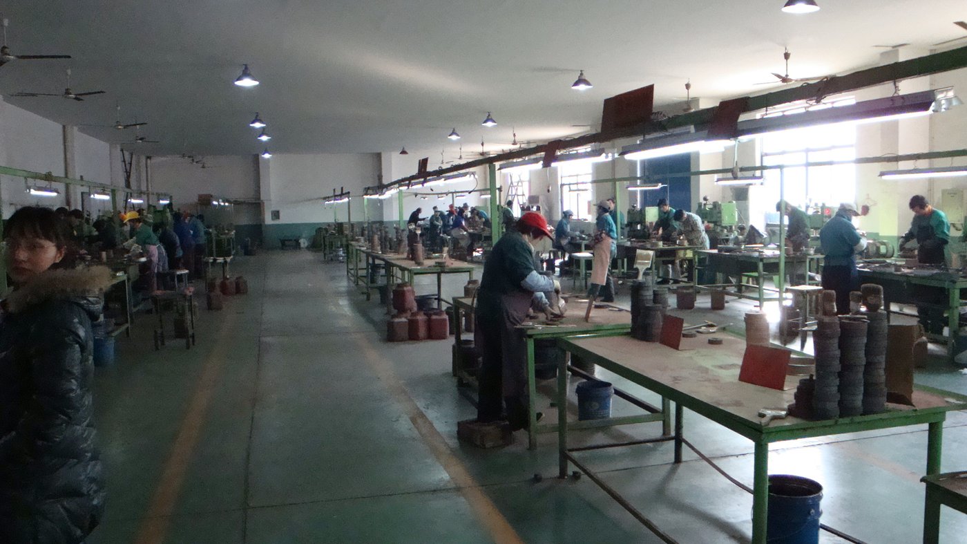 PROTEC diamond blade factory workshop production line